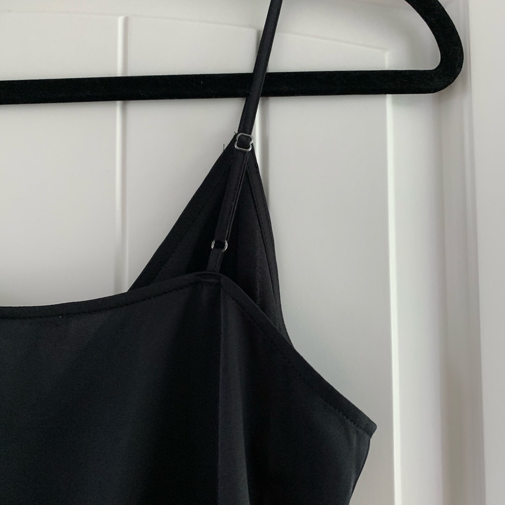 Leith Black Wrap Bodysuit - Picture 6 of 12